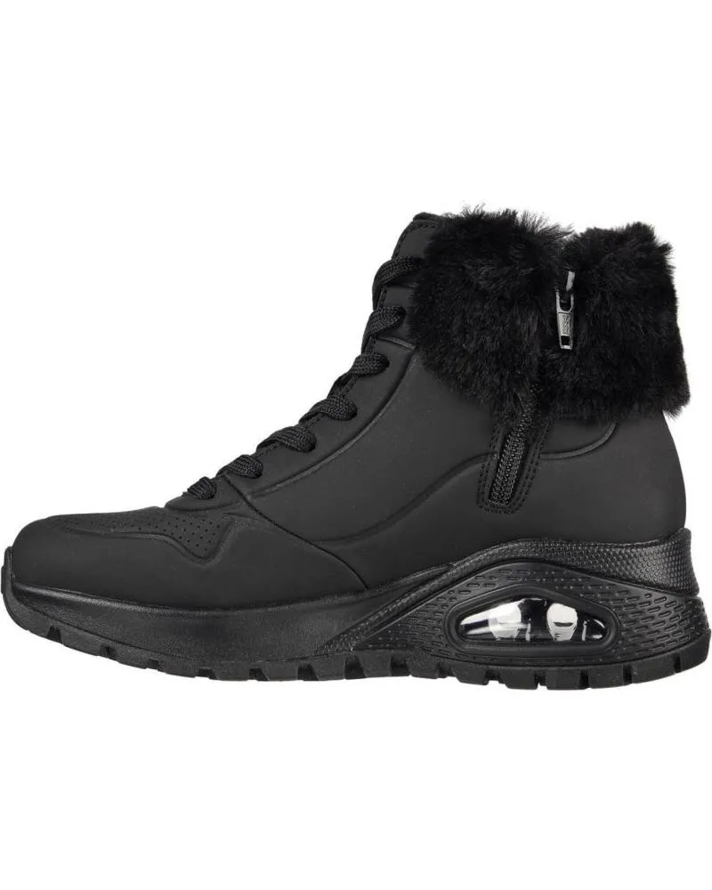ZAPATILLAS DEPORTE DE MUJER SKECHERS 167274BBK UNO RUGGED BLACK NEGRO