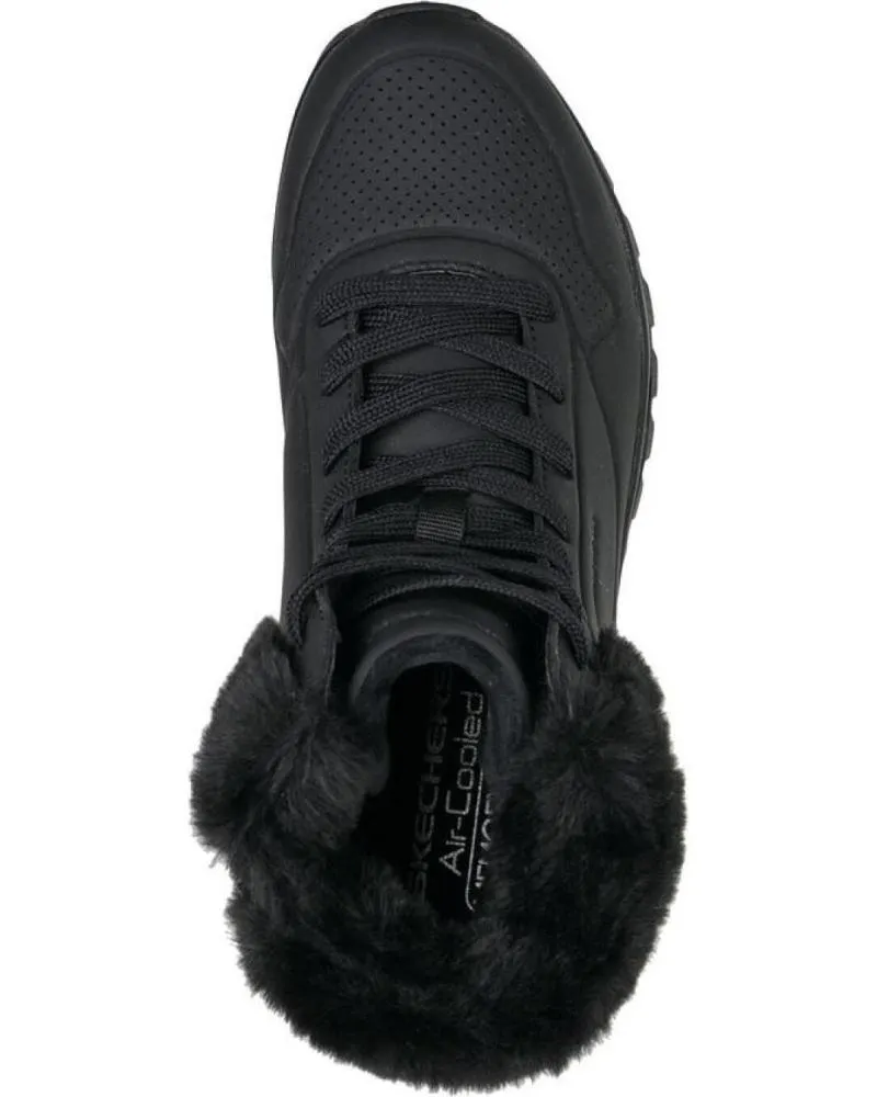 ZAPATILLAS DEPORTE DE MUJER SKECHERS 167274BBK UNO RUGGED BLACK NEGRO