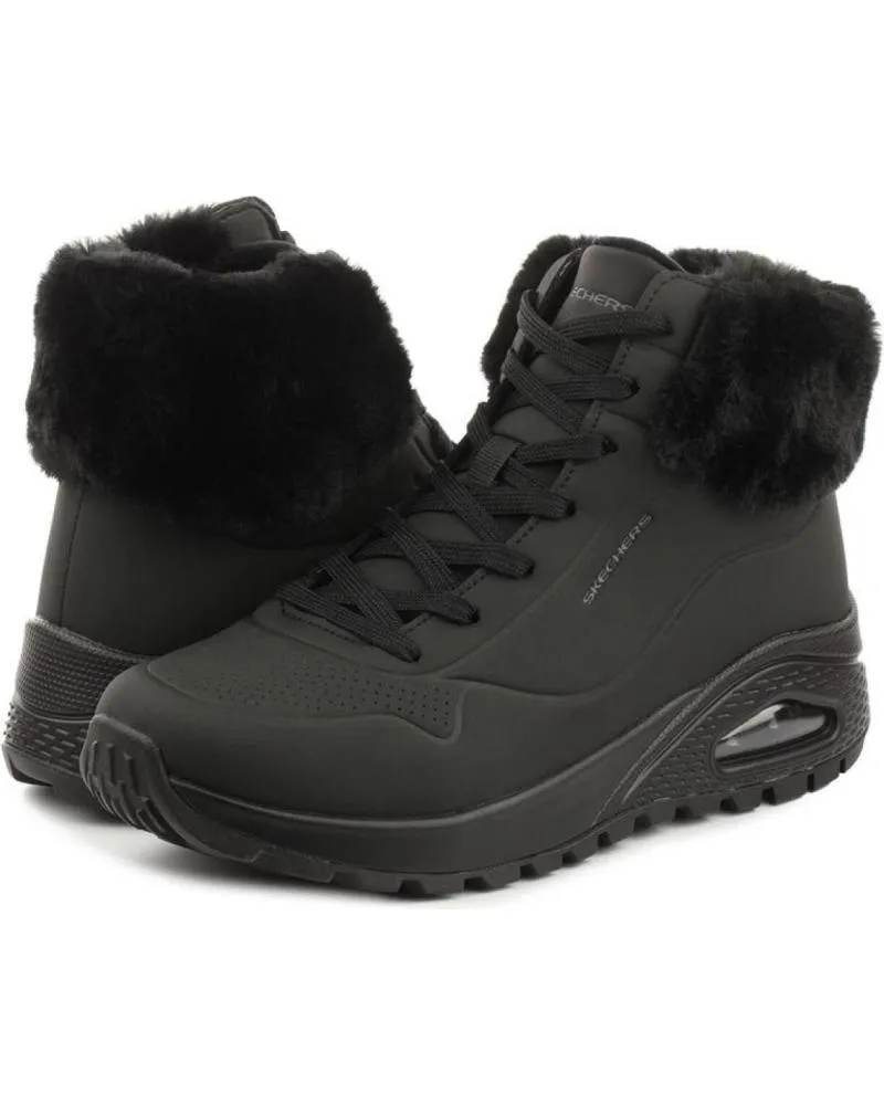 ZAPATILLAS DEPORTE DE MUJER SKECHERS 167274BBK UNO RUGGED BLACK NEGRO