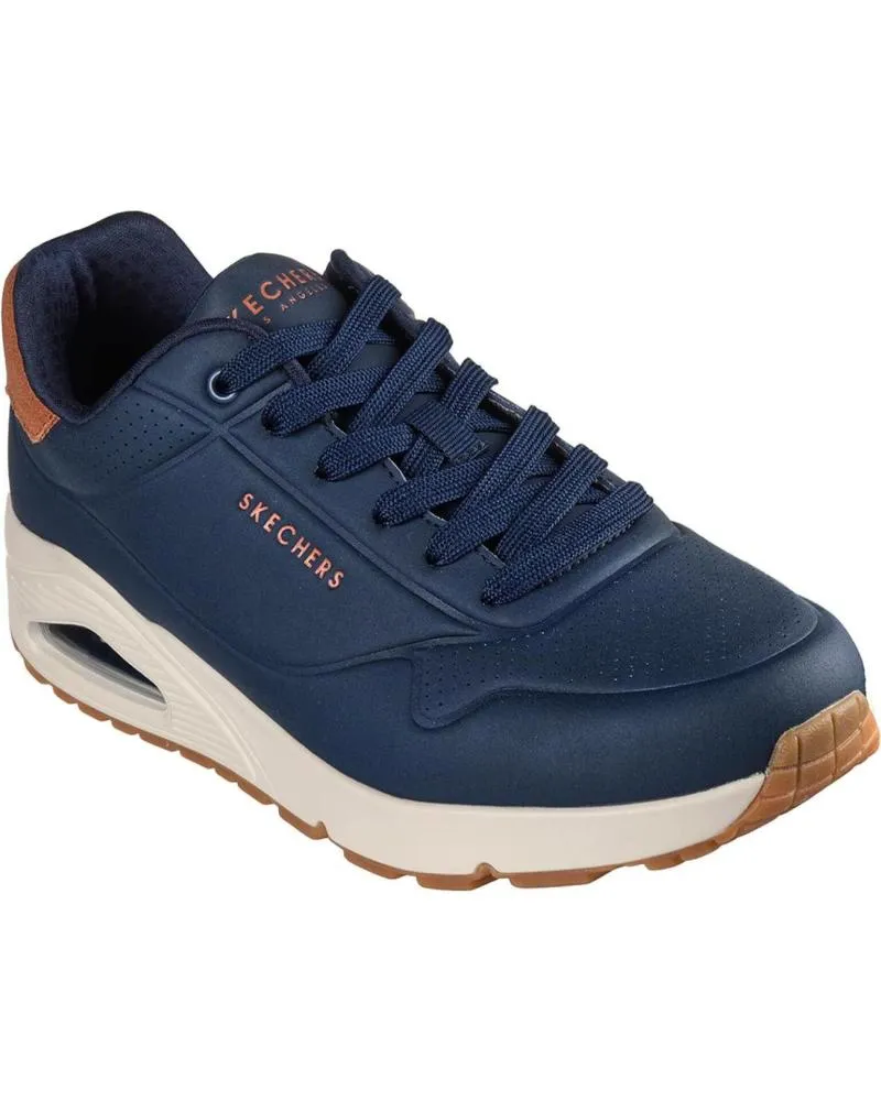 ZAPATILLAS DEPORTE SKECHERS  DE HOMBRE 183004 UNO  SUITED ON AIR  AZUL