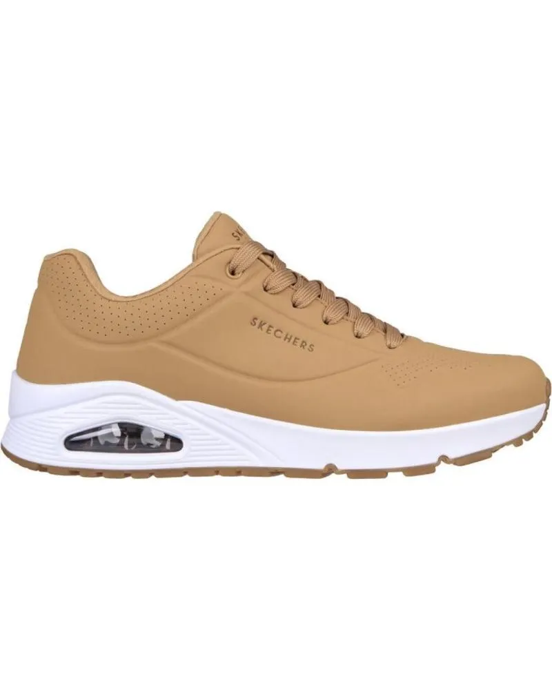 ZAPATILLAS DEPORTE SKECHERS  DE HOMBRE UNO STAND ON AIR HOMBRE 52458TAN MARRON  MARRóN