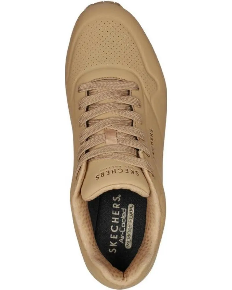 ZAPATILLAS DEPORTE SKECHERS  DE HOMBRE UNO STAND ON AIR HOMBRE 52458TAN MARRON  MARRóN