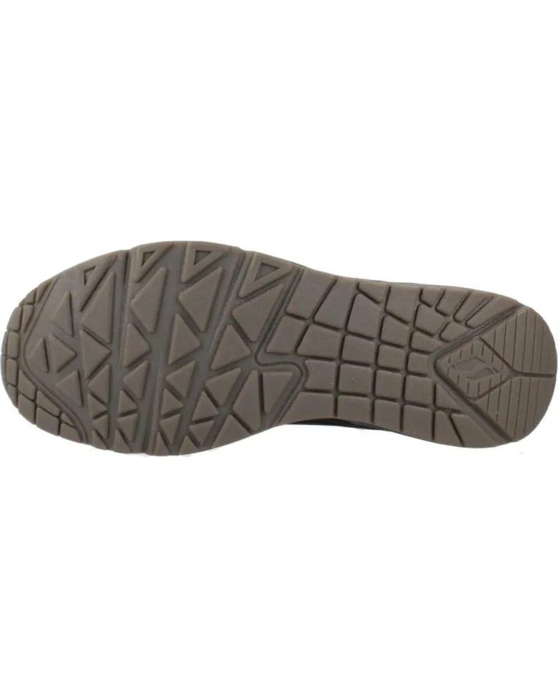 ZAPATILLAS DEPORTE SKECHERS  DE HOMBRE ZAPATILLAS HOMBRE MODELO UNO  SUITED ON AIR COLOR NEGRO  BBK