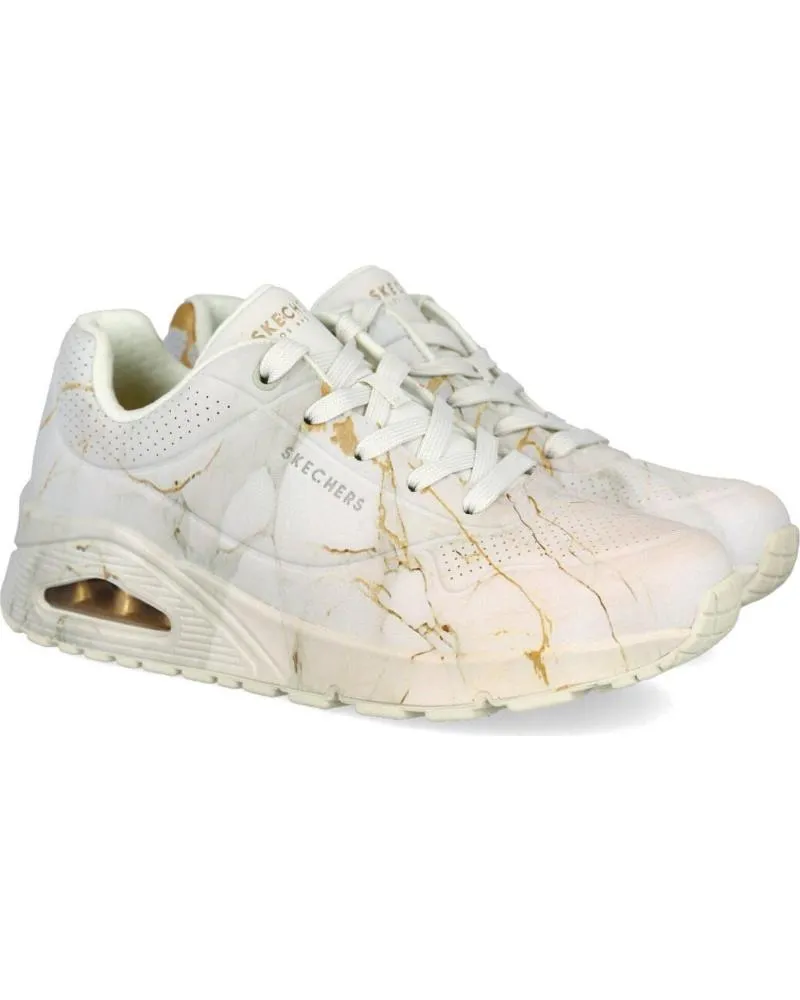 ZAPATILLAS DEPORTE SKECHERS  DE MUJER 155584 UNO  MARBLE MARVEL  BEIGE