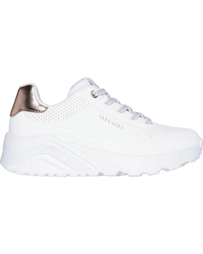ZAPATILLAS DEPORTE SKECHERS  DE MUJER 310384 UNO LITE  BLANCOORO