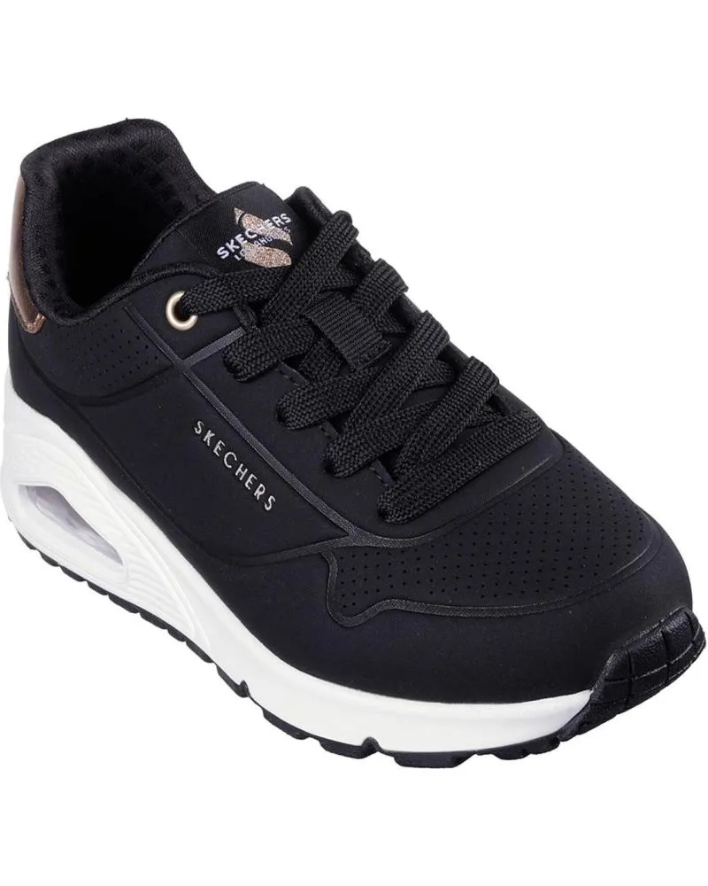 ZAPATILLAS DEPORTE SKECHERS  DE MUJER 310545L UNO GEN1 SHIMMER AWAY  NEGROORO