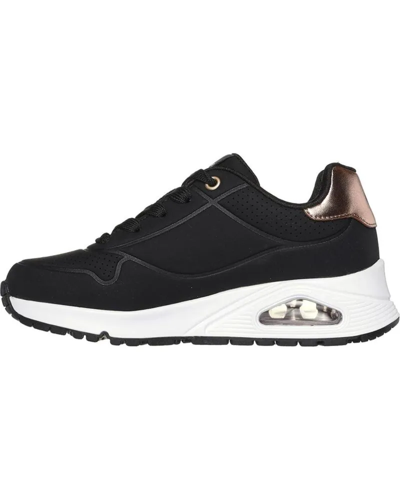 ZAPATILLAS DEPORTE SKECHERS  DE MUJER 310545L UNO GEN1 SHIMMER AWAY  NEGROORO
