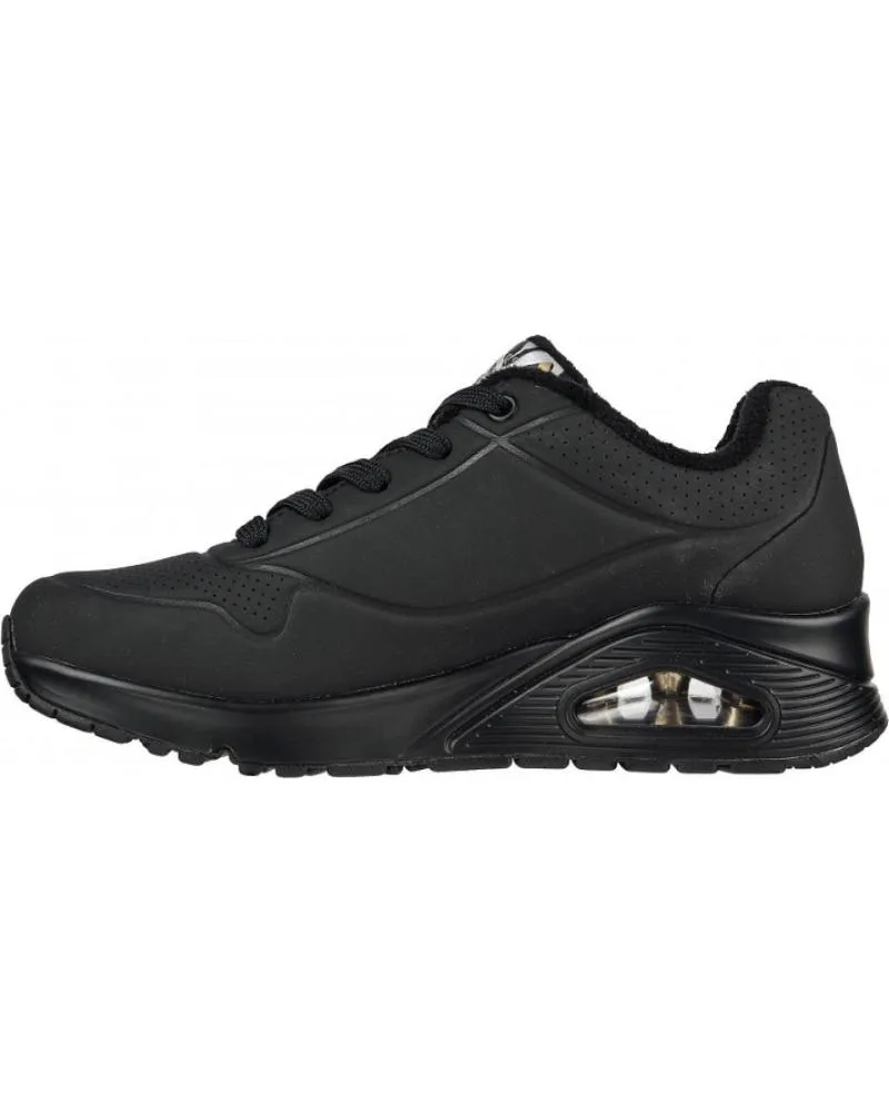 ZAPATILLAS DEPORTE SKECHERS  DE MUJER UNOMETALLIC LOVE 155523 NEGRO  VARIOS COLORES
