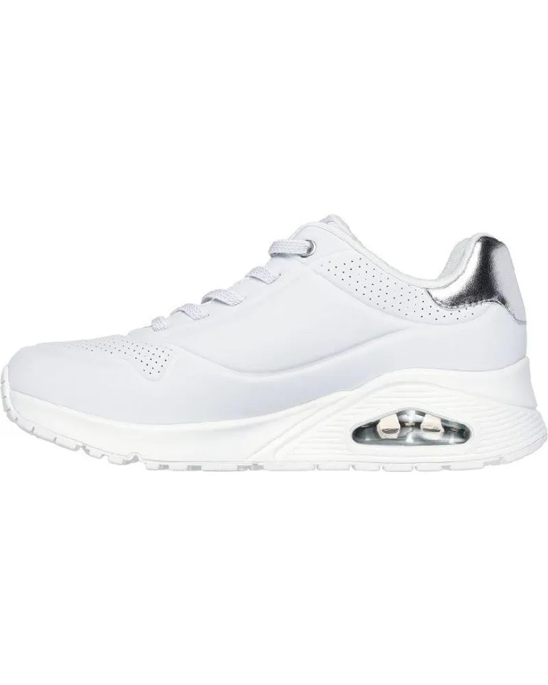 ZAPATILLAS DEPORTE SKECHERS  DE MUJER UNO  SHIMMER AWAY 155196  BLANCO