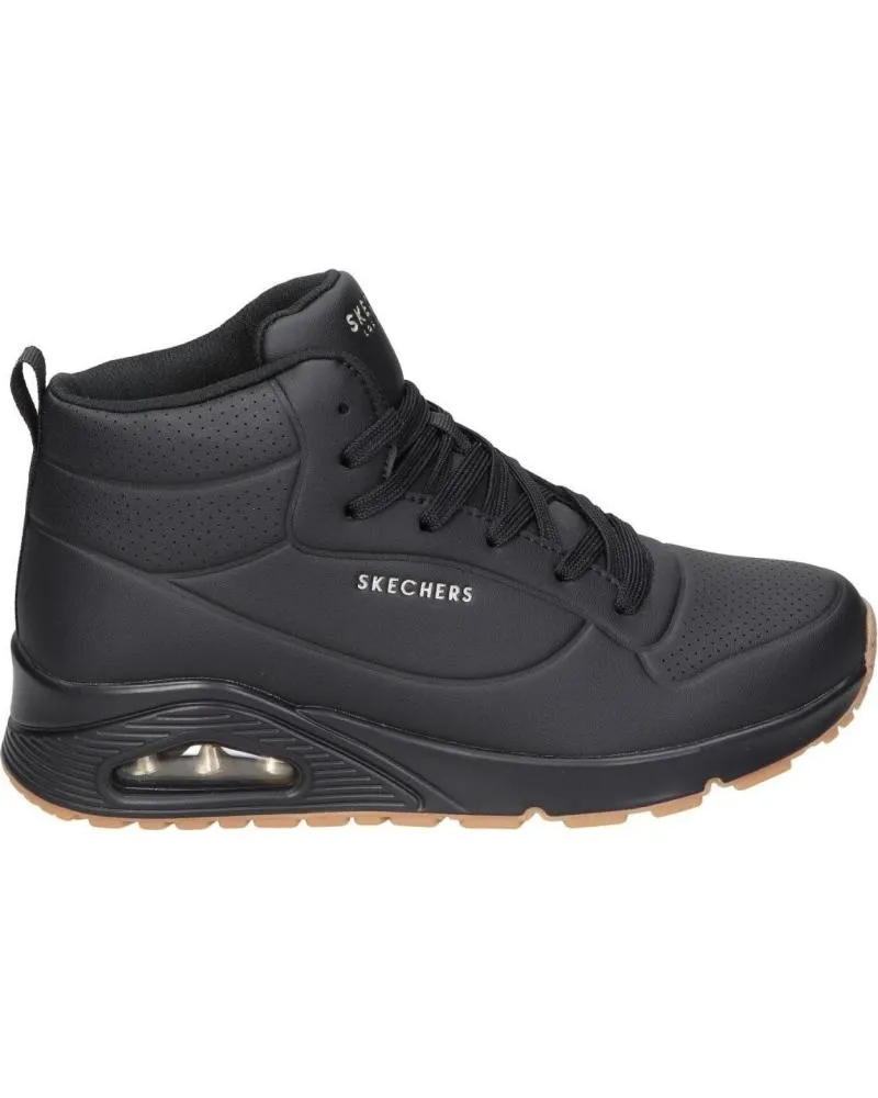 ZAPATILLAS DEPORTE SKECHERS  DE MUJER ZAPATILLAS UNO STAND HIGH 177097  NEGRO