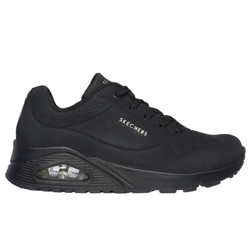 ZAPATILLAS NEGRAS SKECHERS UNO  STAND ON AIR BLACK 37