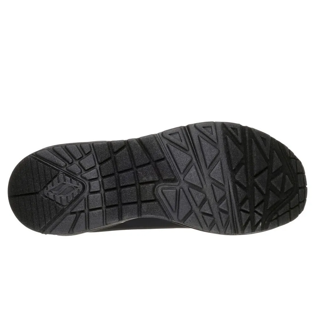 ZAPATILLAS NEGRAS SKECHERS UNO  STAND ON AIR BLACK 37