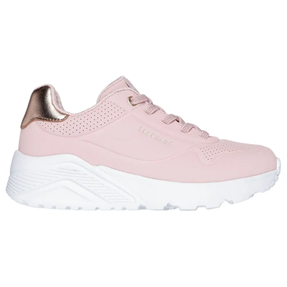 ZAPATILLAS SKECHERS UNO LITE METALLIC MODE ROSA MAUVE 310384LMVE