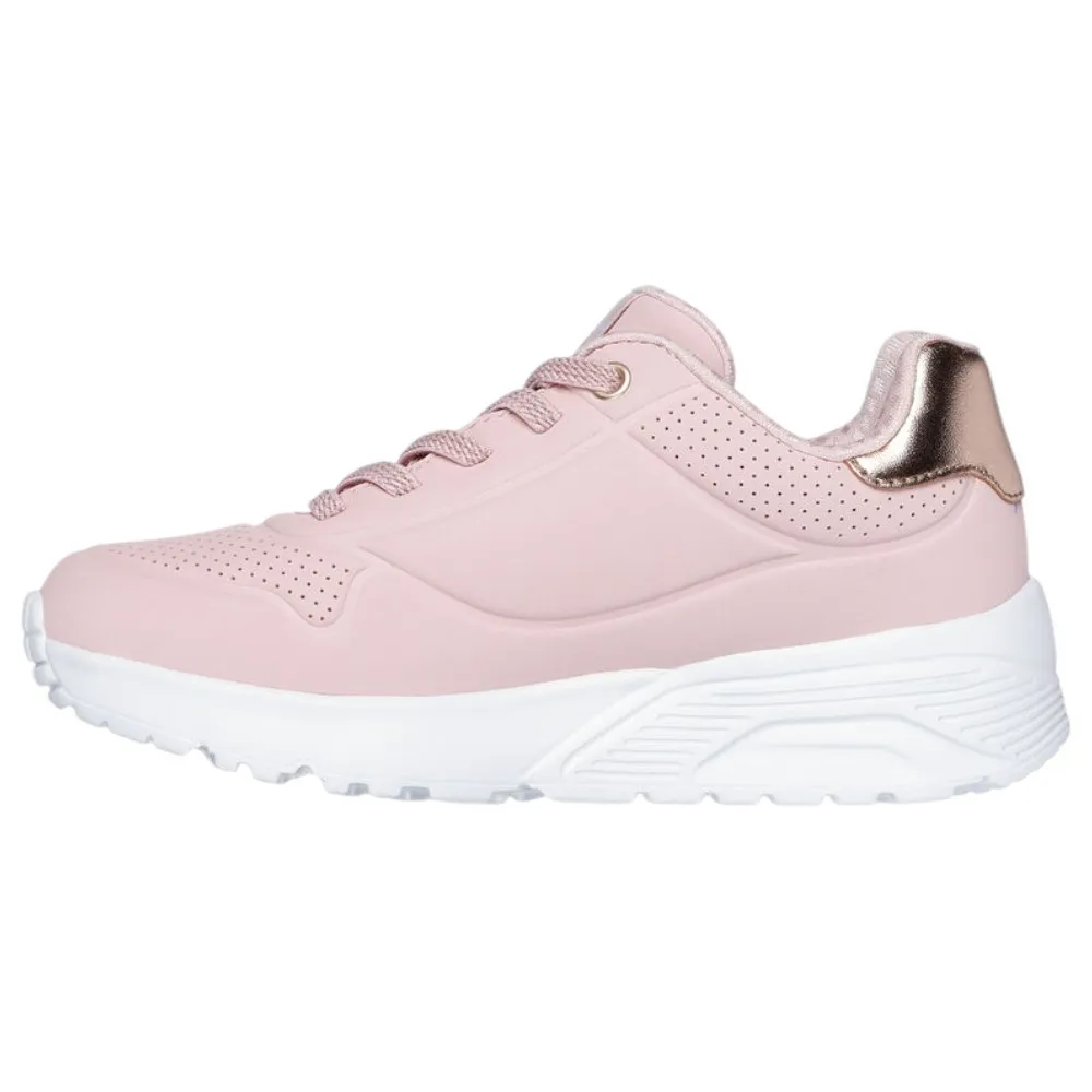 ZAPATILLAS SKECHERS UNO LITE METALLIC MODE ROSA MAUVE 310384LMVE