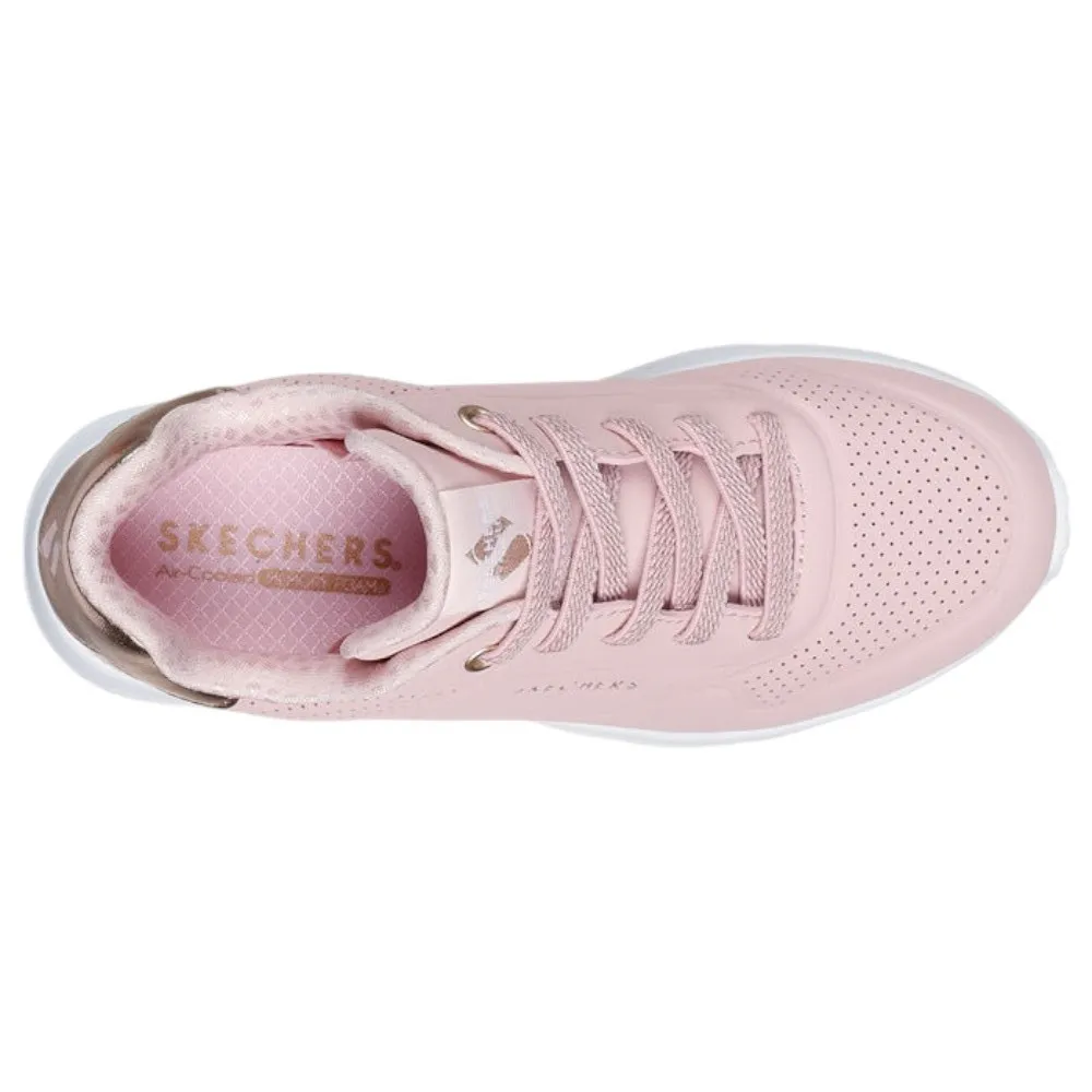 ZAPATILLAS SKECHERS UNO LITE METALLIC MODE ROSA MAUVE 310384LMVE
