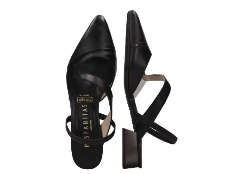 ZAPATITO DESTALONADO DALI HISPANITAS EN COLOR NEGRO HV243405