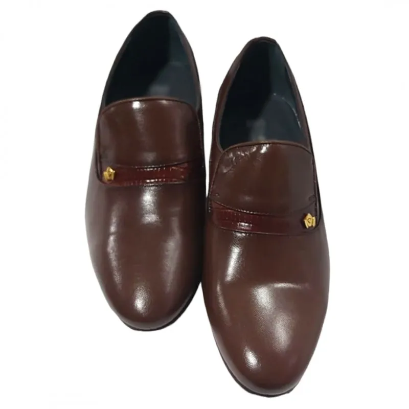 Zapato Tacón Cubano Hombre en Piel. Almansa