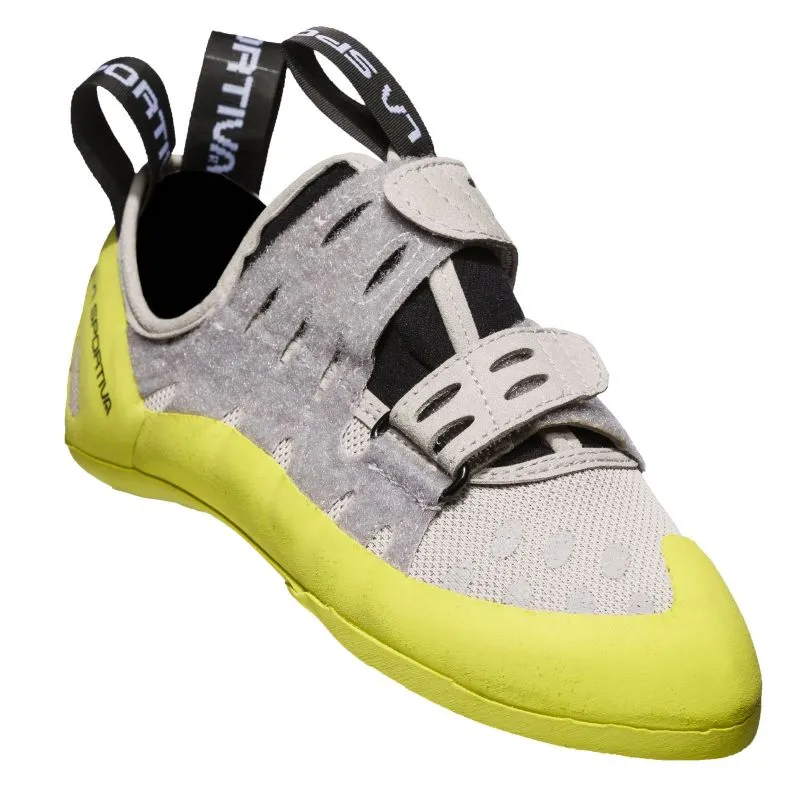 Zapatos de escalada La Sportiva GeckoGym (Gris/Verde manzana) Mujer