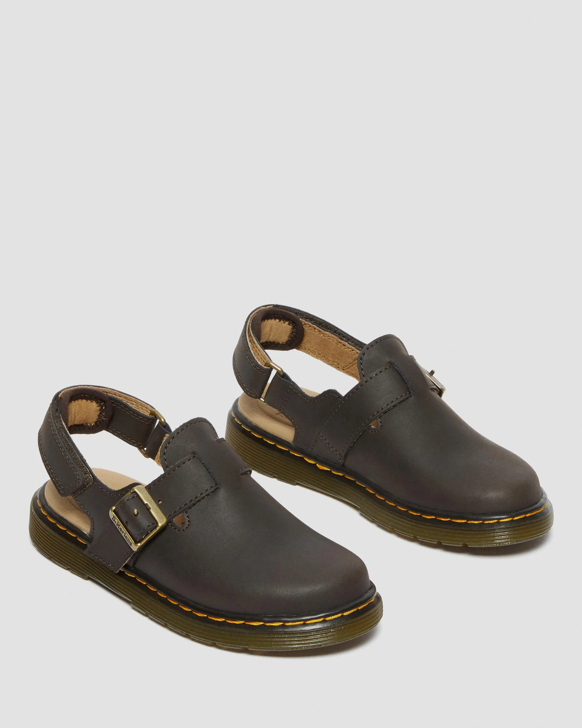 Zuecos Jorgie para niños junior en piel