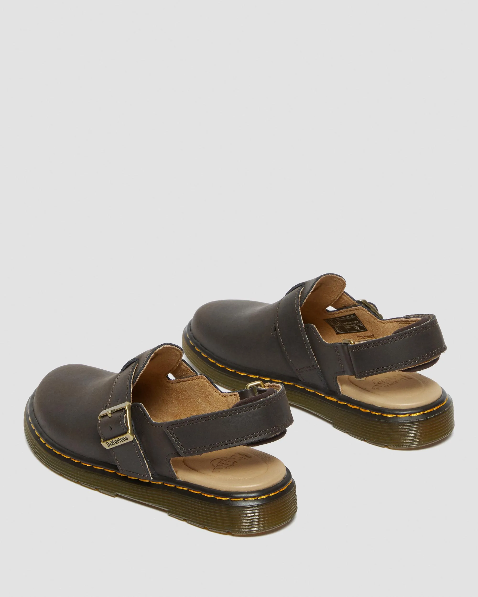 Zuecos Jorgie para niños junior en piel